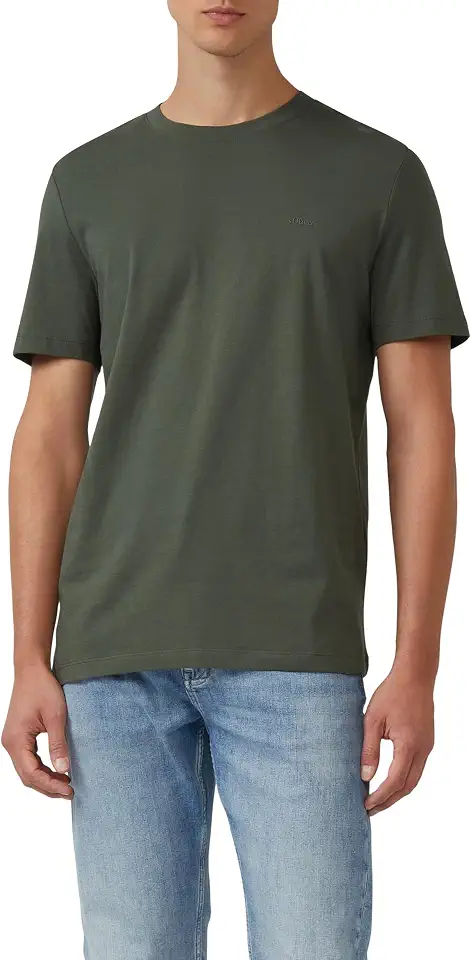 s Oliver Kurzarm Regular T Shirt Olive