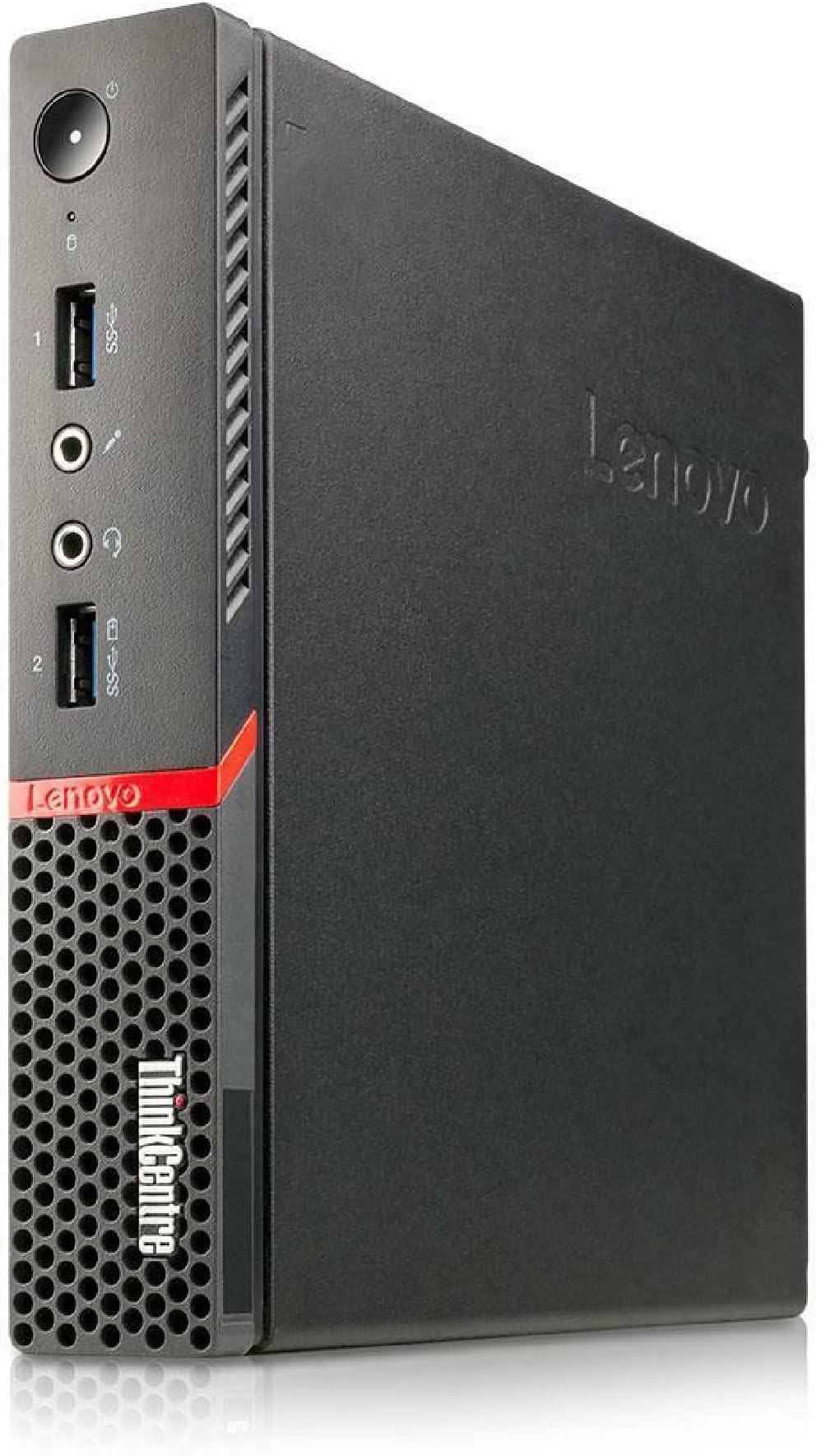 Lenovo ThinkCentre M900 Tiny Desktop Micro Tower PC (Intel Core i5-6500T, 8 GB Ram, 256 GB SSD, USB 3.0, WiFi) Windows 10 Pro (Renewed)