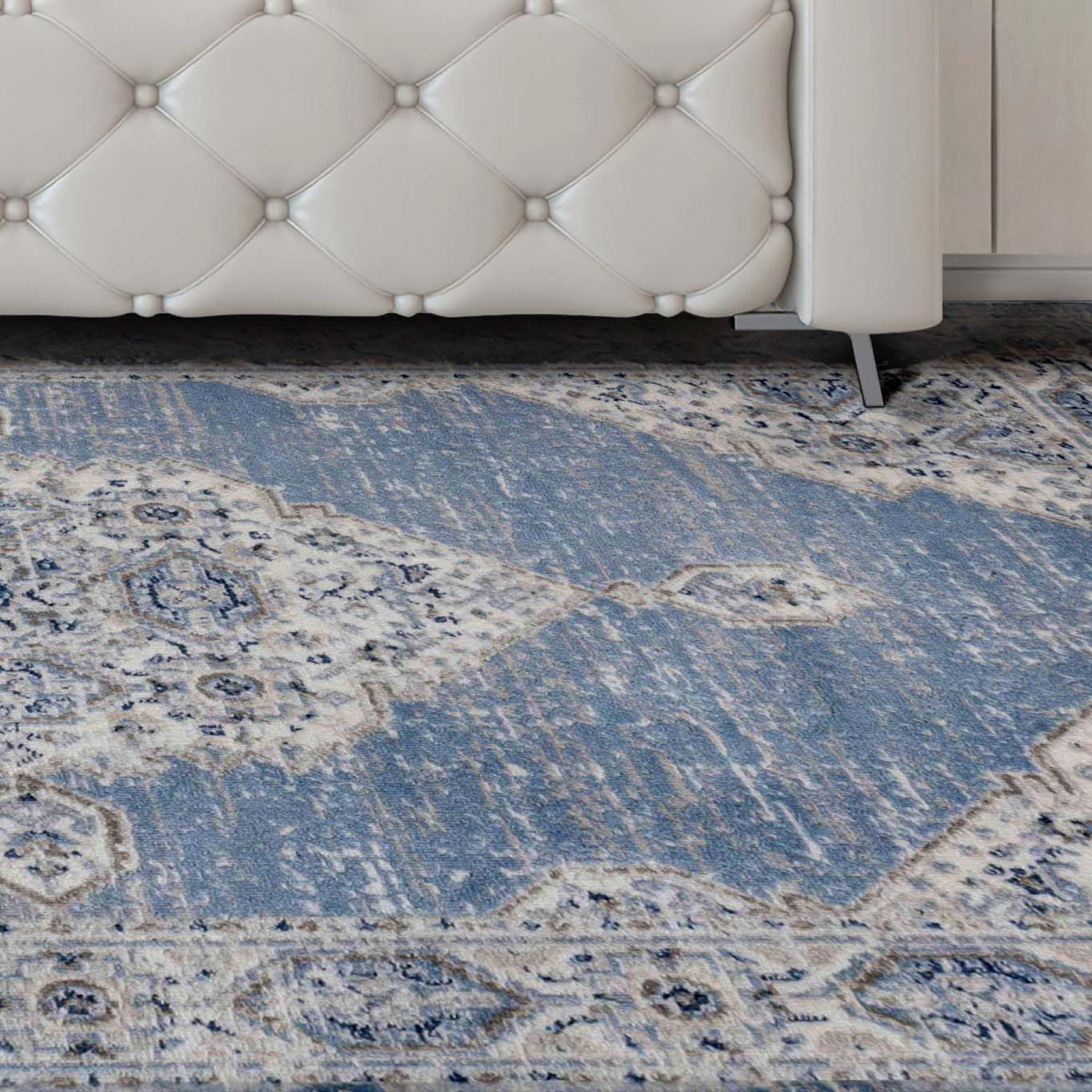 SUPERIOR Kailani Indoor Area Rug with Cotton Backing, Perfect for Hallways, Entryway, Office