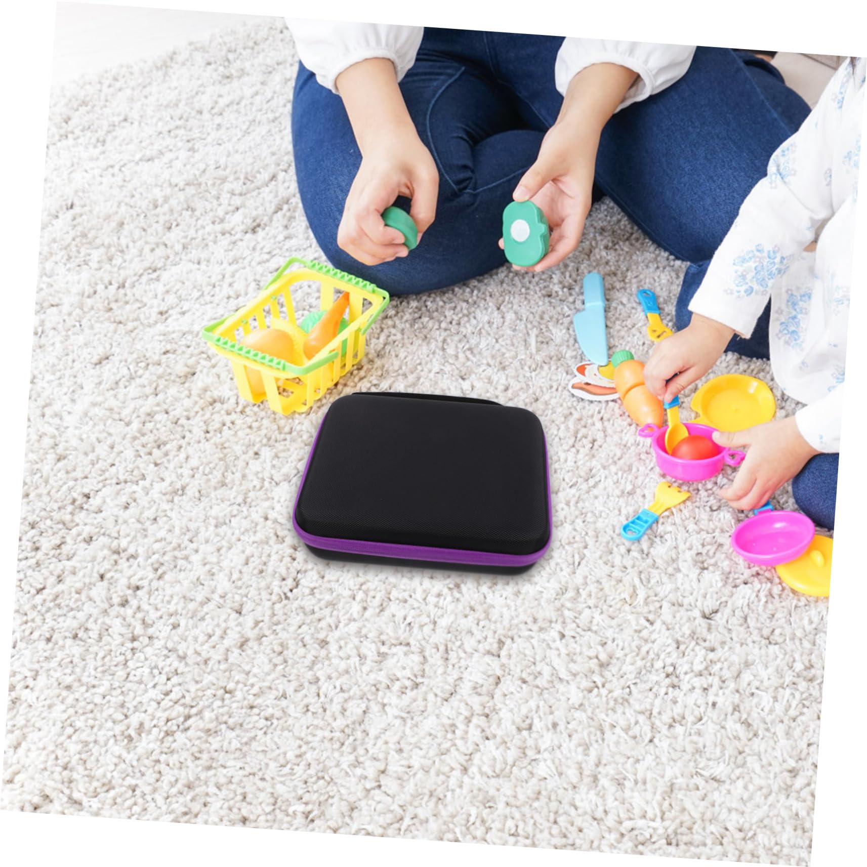 ERINGOGO Custodia Portatile per Yoyo 6 Fori Scatola Portaoggetti Leggera e Resistente per Yoyo Pratica per Viaggi Casa e attività All'aperto