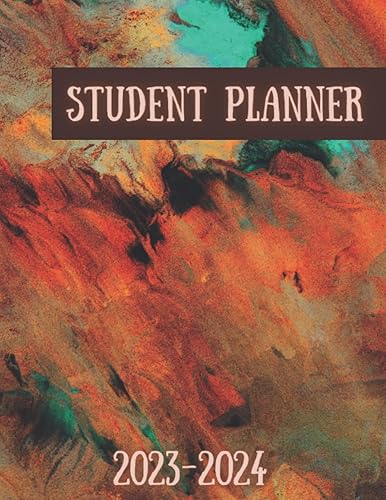 Student planner 2023-2024 Academic Agenda with daily for middle elementary and high school students - Homeschool Planner 2023-2024 Boys Secondary