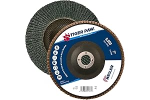 7&quot; Tiger Paw Abrasive Flap Disc, Phenolic Backing
