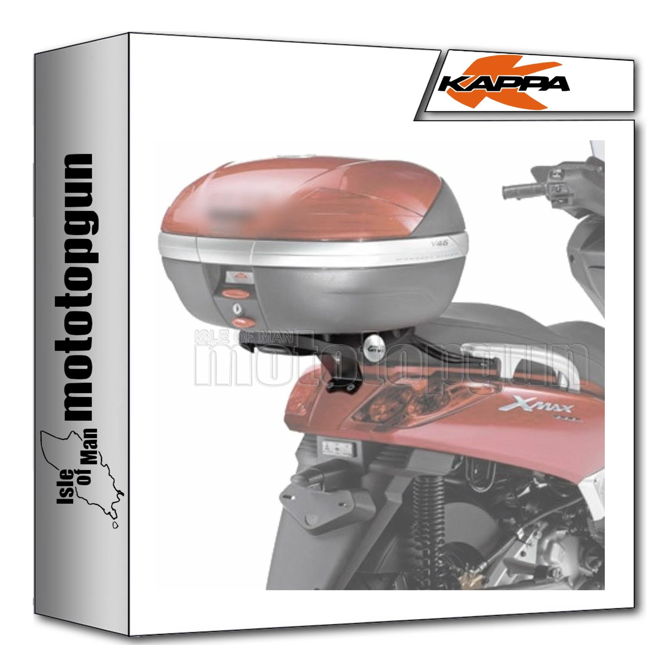Kappa kr3550 solución espacio baúl Yamaha X-Max 125 250 05-09 3