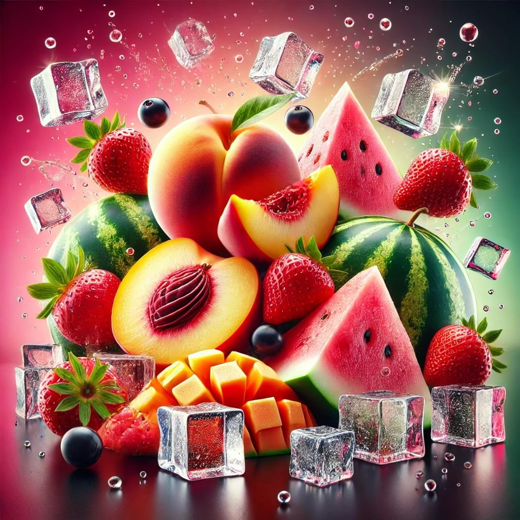 Frozen Fruit Trio - melocotón-fresa-sandía Ice aroma concentrado - Vegano - Sasami - 100ml