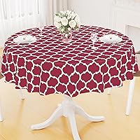 Vista 8 de Smiry - Mantel rectangular de vinilo impermeable con reverso de franela, lavable, a prueba de derrames, para mesa rectangular, comedor, campamento