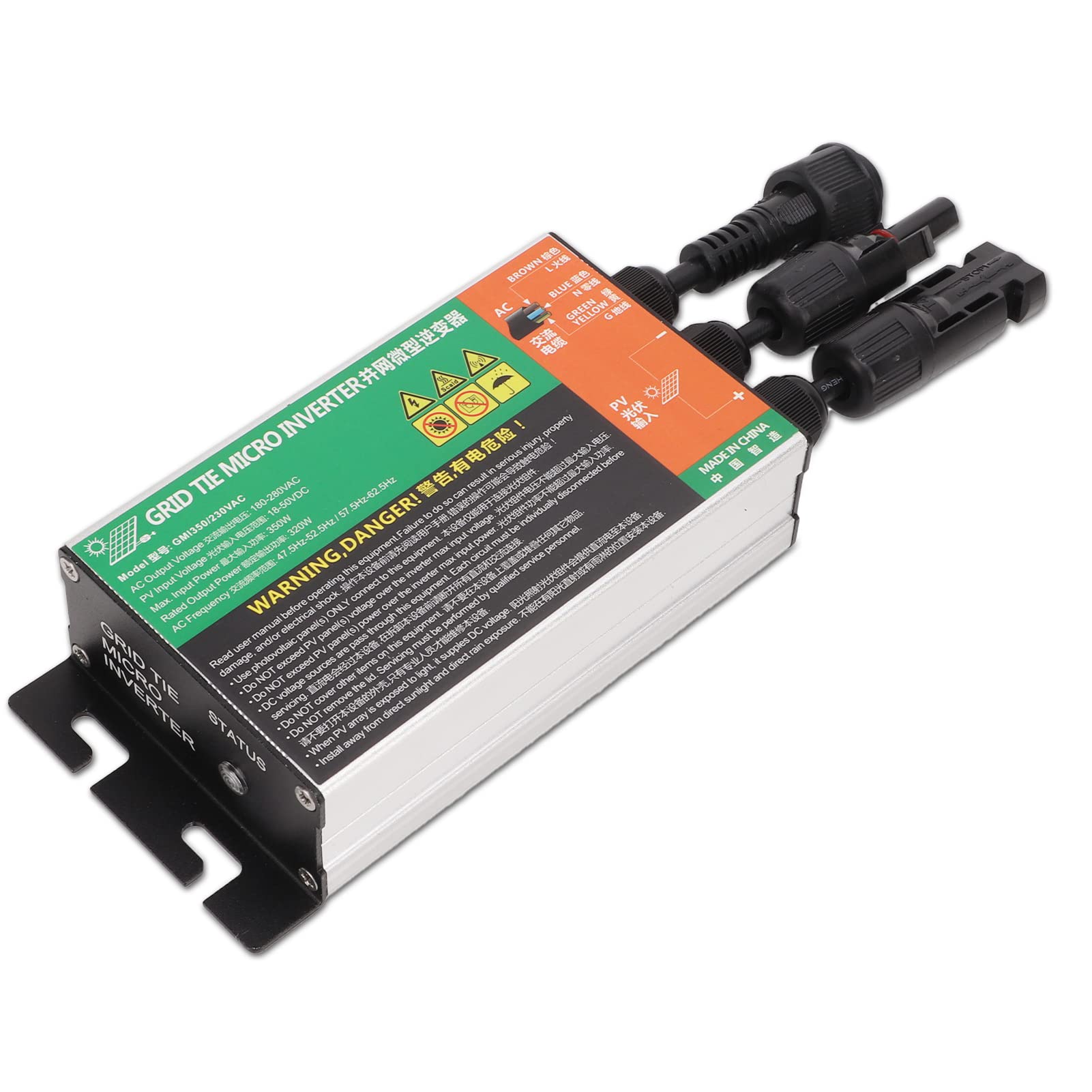 Onduleur réseau micro 350W étanche IP55 pour optimiser votre kit solaire