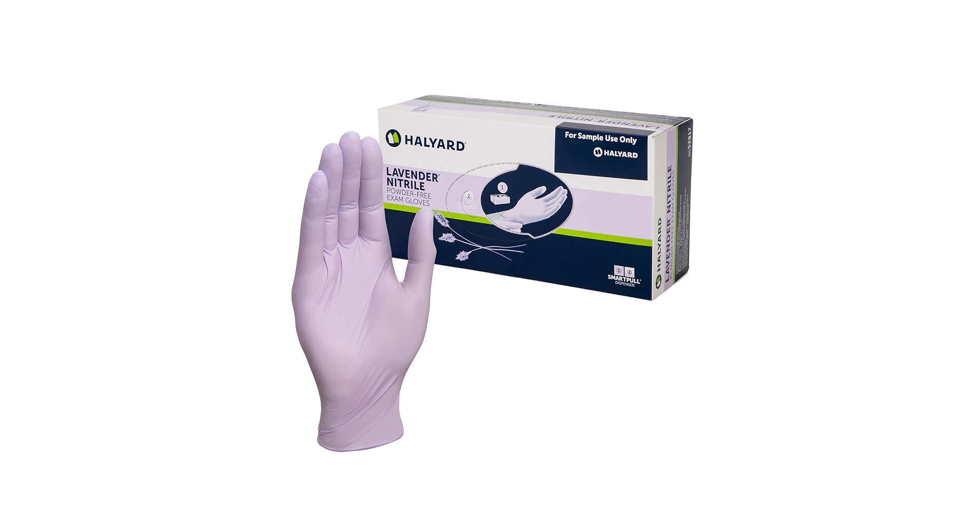 HALYARD Lavender Nitrile Mサイズ　2500枚 ハリヤード HALYARD 検査検診用 ラベンダーニトリルグローブ