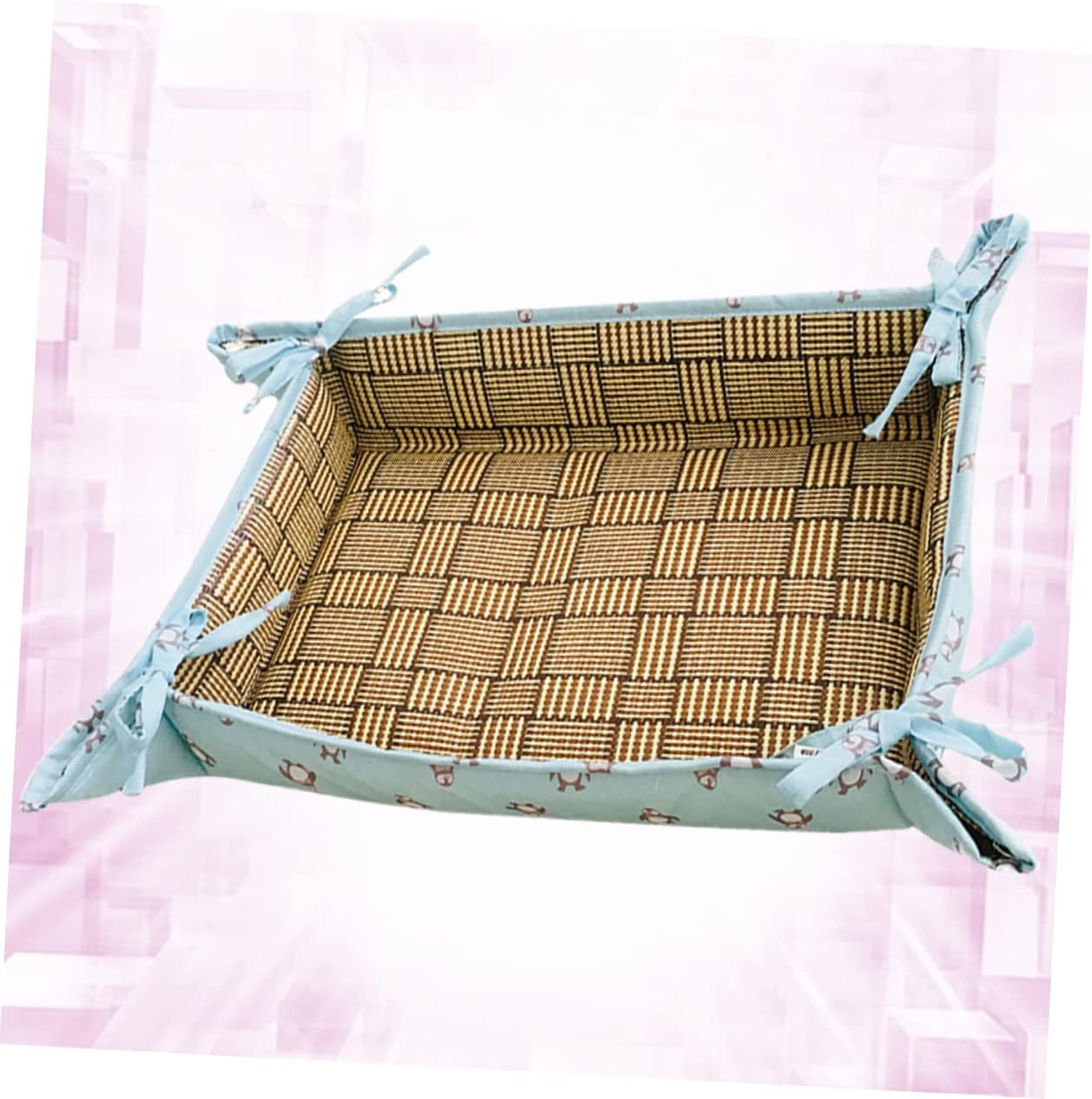 MERRYHAPY PET Summer Cooling Mat for Dogs and Cats Large Size Breathable Waterproof Easy to Clean for Indoor and Outdoor Use Sky Blue