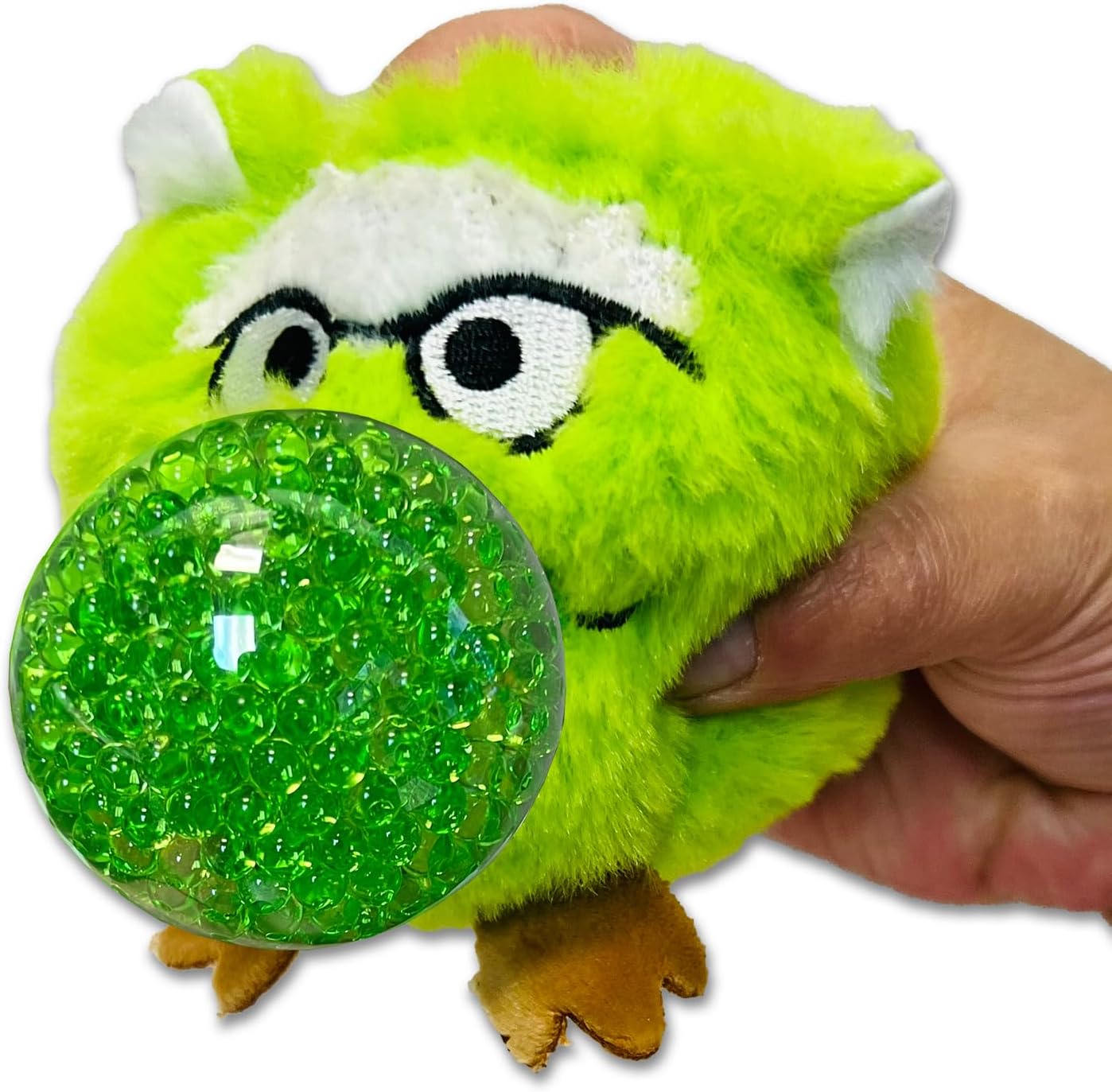 Streamline Imagined Squeezable Plush - Booger | Stress Relief Toy | Squishy Fidget Toy | Gel Ball Plush for Kids & Adults |