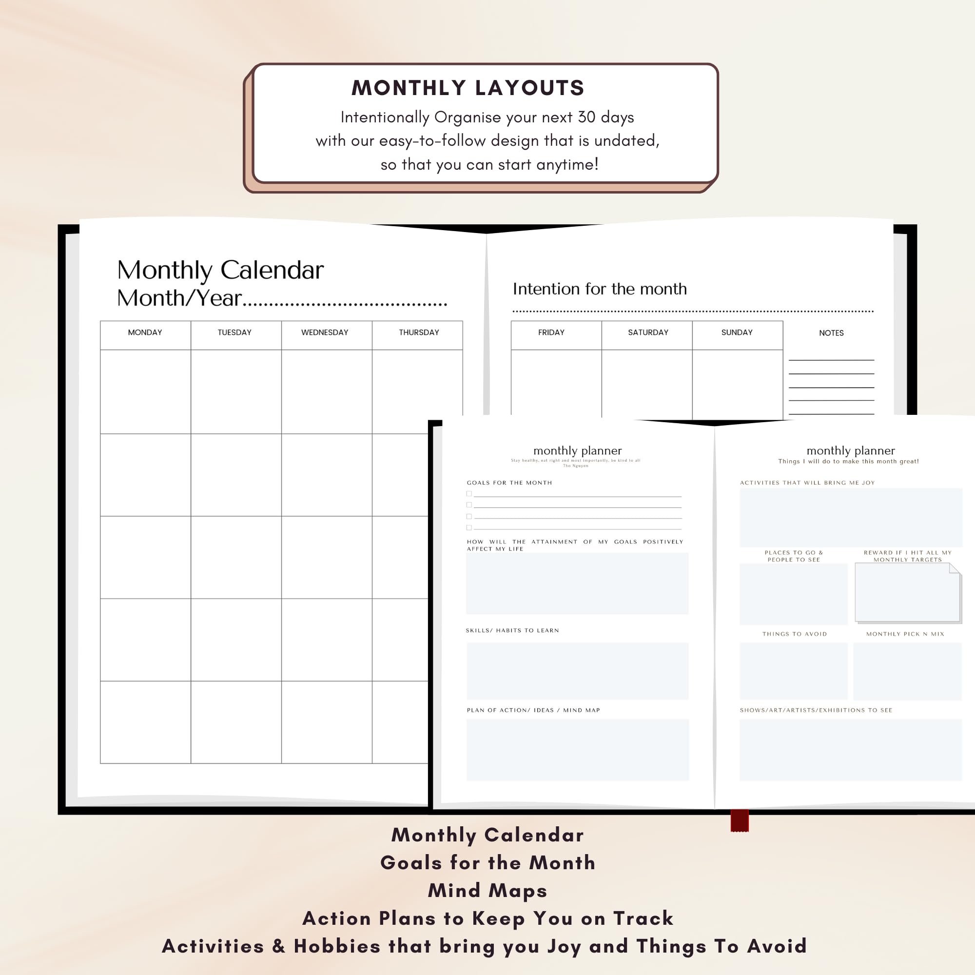 The Performer Planner™, Black - Image 4