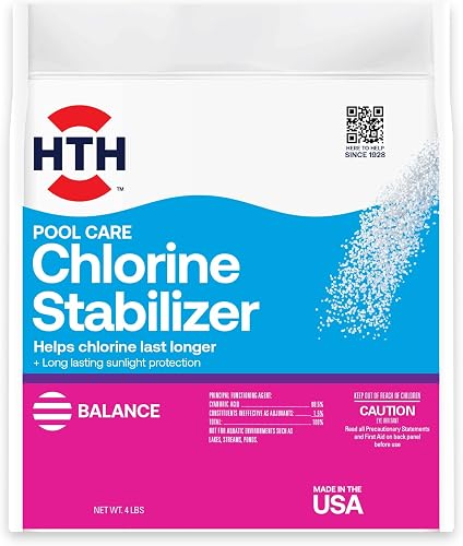 HTH 67061, Swimming Pool Care Pool Care Stabilizer, 4 lbs