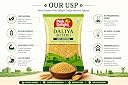 Pink Delight Daliya (Kesari) 800g | Premium Broken Wheat | High Fiber Healthy Daliya | 100% Natural & Easy to Digest | Nutritious Breakfast & Meal Grain for Upma, Khichdi & Porridge gallery image
