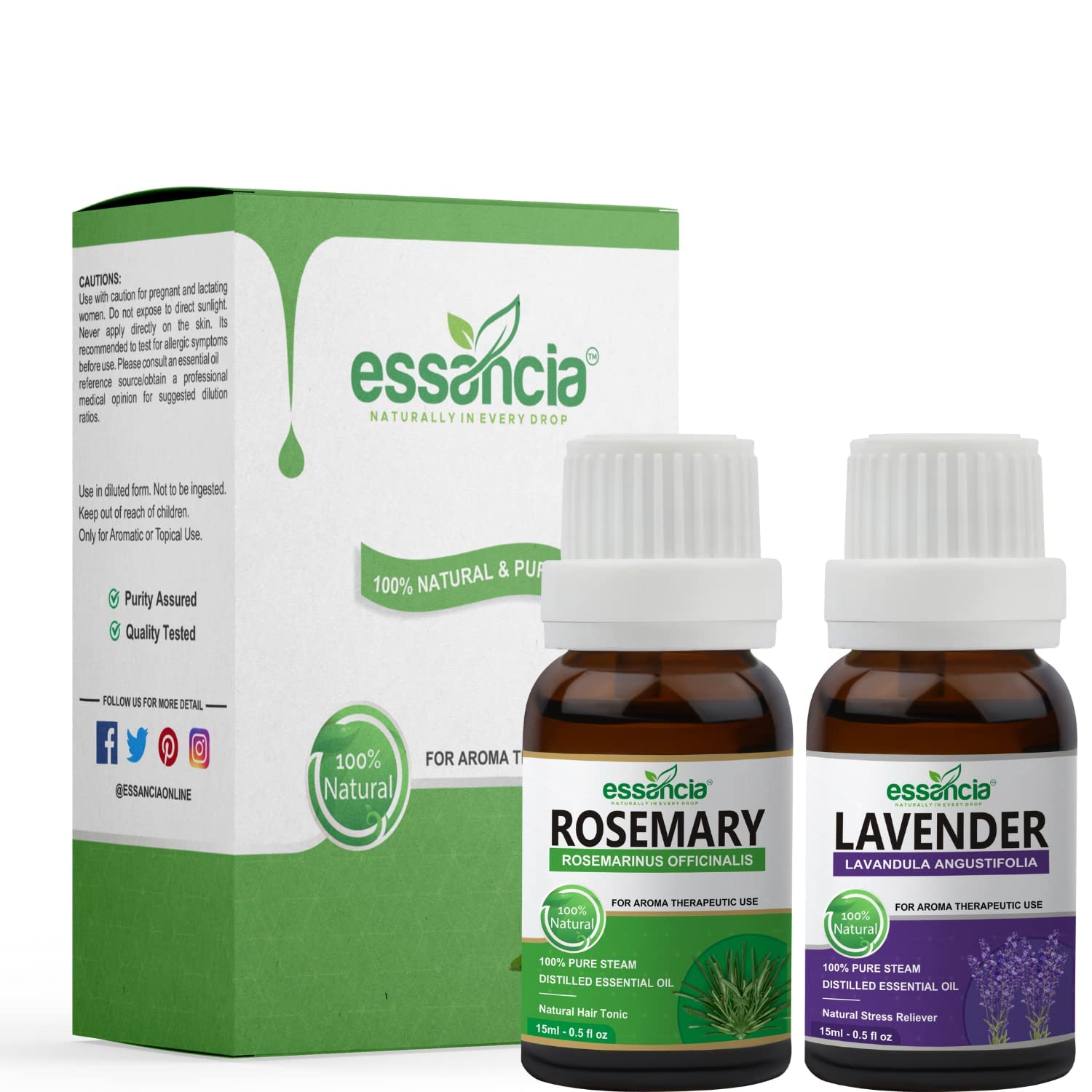 See full amazon price history chart for Essancia Pack of 2 Essential Oils Rosemary & Lavender Oils, Combo Set For Hair Growth, Soap Making, Acne, Dandruff, Better Sleep, Meditation, Diffuser & Aromatherapy. 100% Natural, Undiluted, Pure & Therapeutic Grade Essential Oils Kit. Essancia Pack of 2 Essential Oils Rosemary & Lavender Oils, Combo Set For Hair Growth, Soap Making, Acne, Dandruff, Better Sleep, Meditation, Diffuser & Aromatherapy. 100% Natural, Undiluted, Pure & Therapeutic Grade Essential Oils Kit. (B092W1CFDZ) Amazon Price History, Amazon Price Tracker