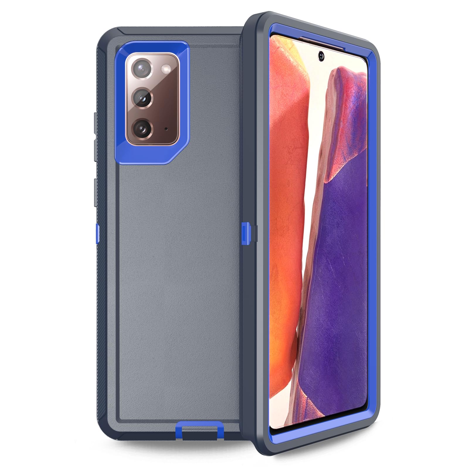 Coque Samsung Note 20 5G évite casse et réparations bleu - 7
