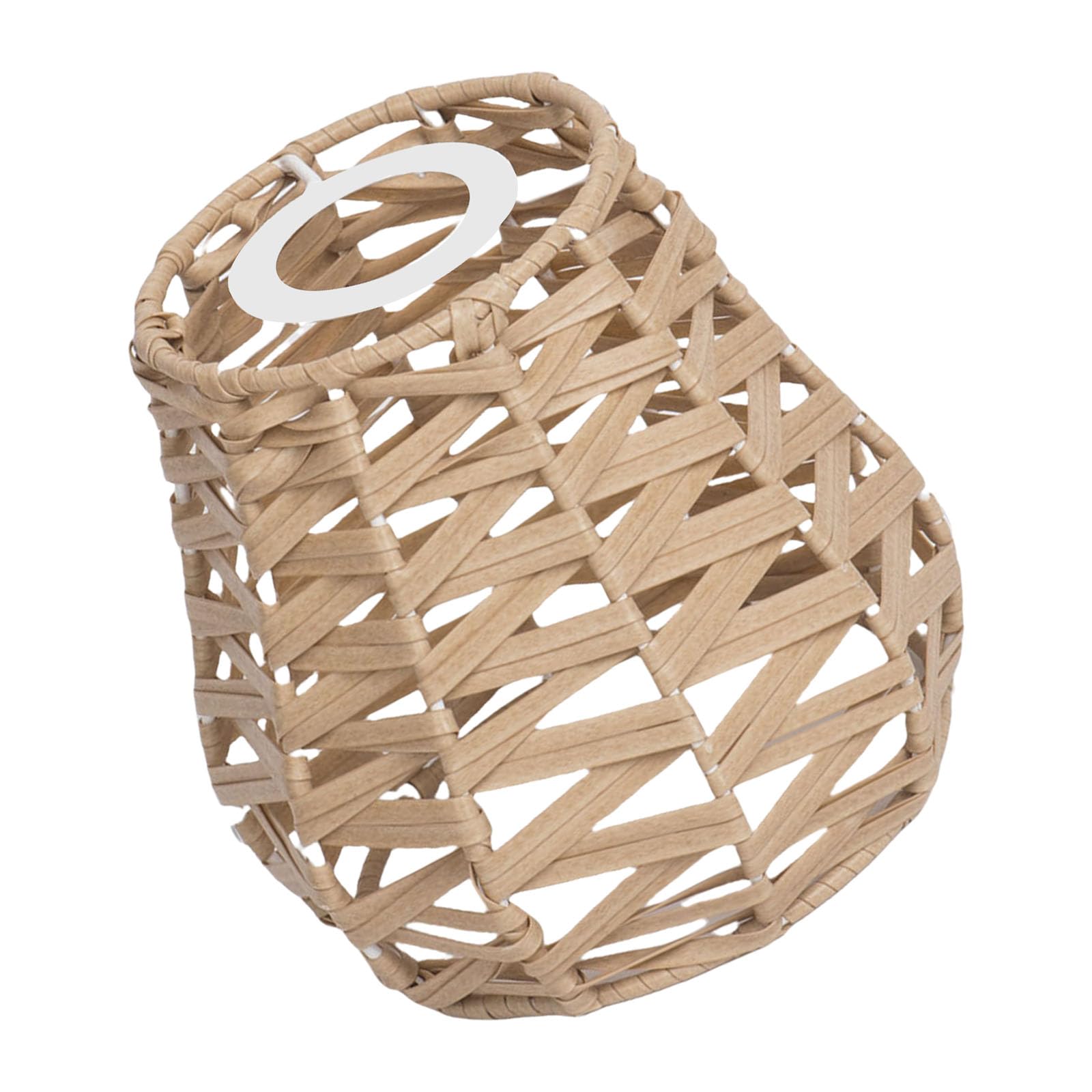 Hsioluted 545A Rattan Lampshades Lighting Lid Hollow Weave Light Decor Ceiling Light Lid Suitable For Room And Dining Areas Multifunctional Covers