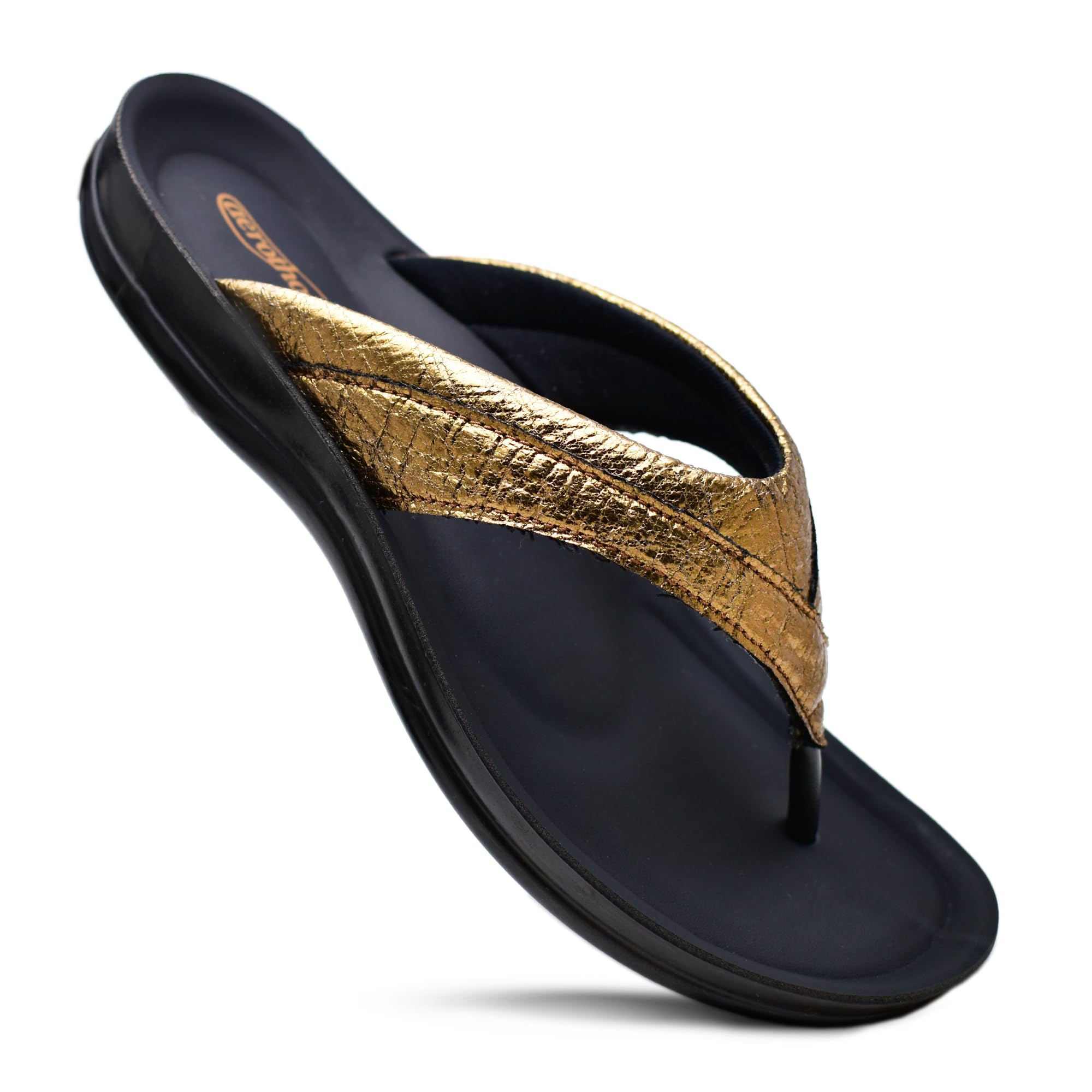 AEROTHOTIC Arch Support Slingback Flats for Women Sandals Soft Flip Flops