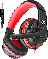 Fortrek Headset Gamer P3 SPIDER BLACK Preto/Vermelho G