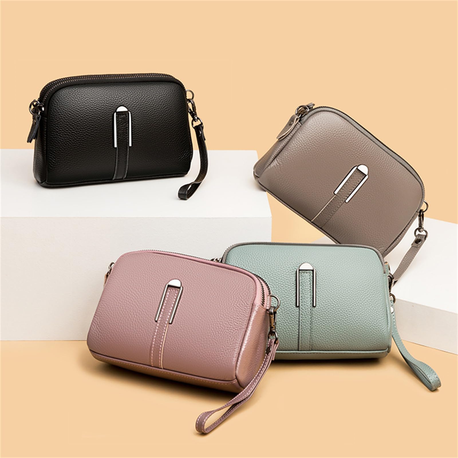 Borsa A Tracolla Casual Elegante E Versatile, Pochette-Azzurro