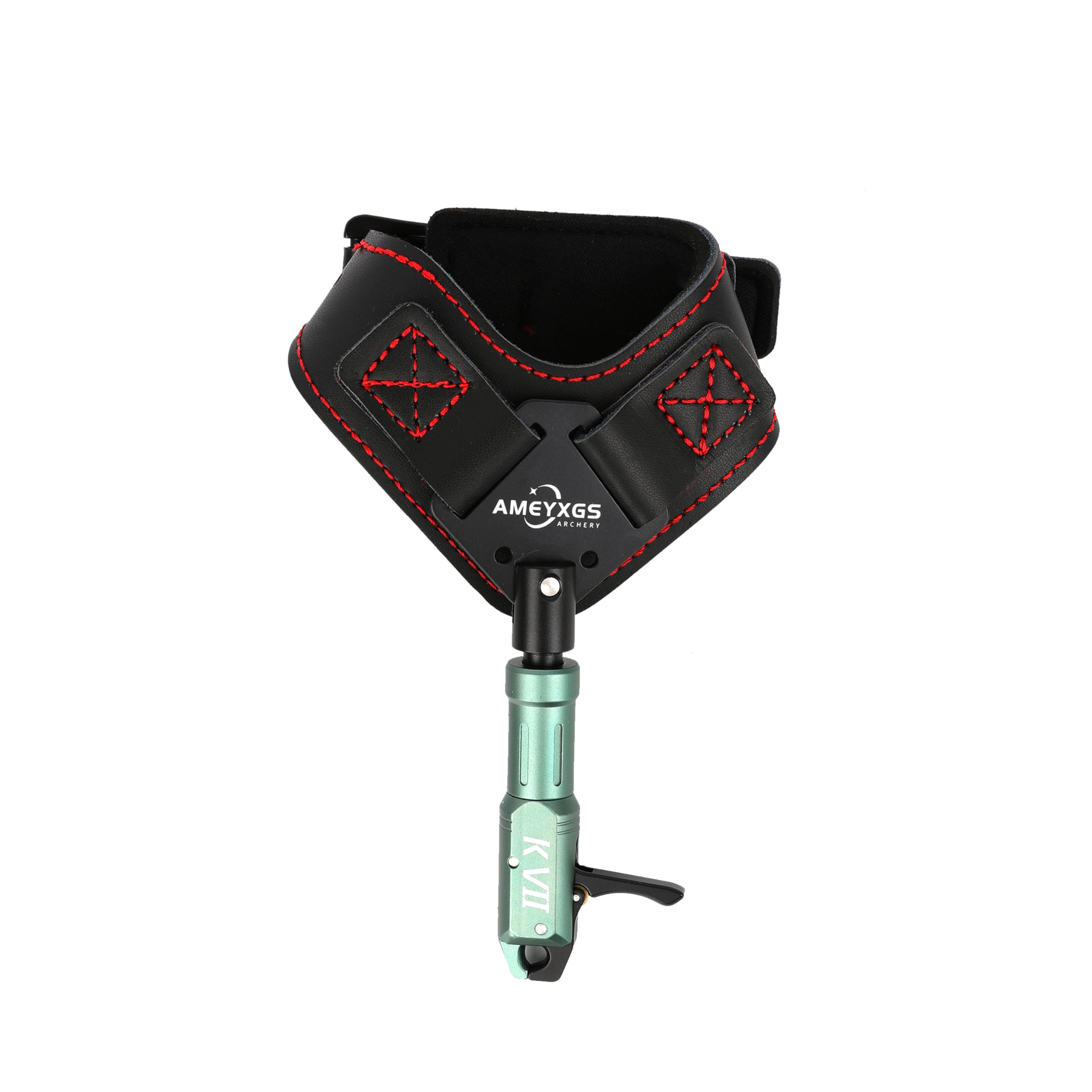 limaity Archery Compound Bow Release Aids 360° Swivel Caliper Shooting Left & Right Hand Adjustable Black Wrist Strap (Green)