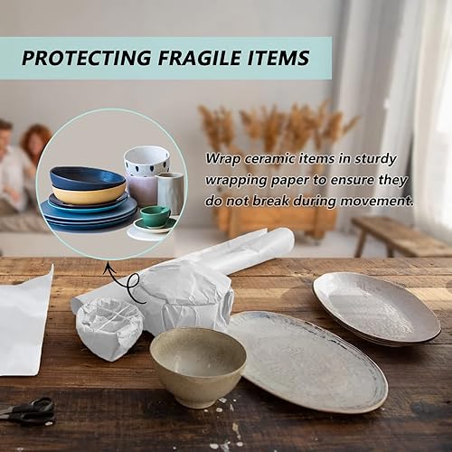 Miniatura 2 de Hojas de papel de embalaje para mudanzas, papel de embalaje de papel de periódico para envío, envoltura, llena las cajas de mudanza y protege