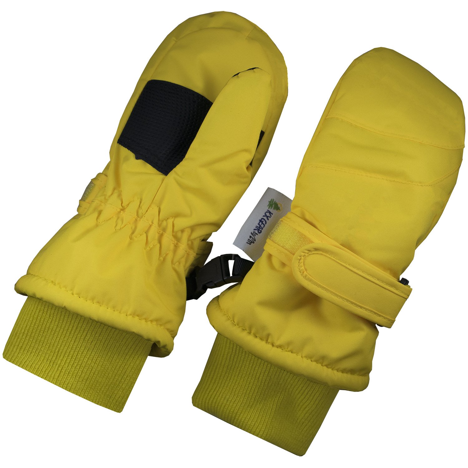 Zelda Matilda Manoplas de invierno impermeables 3M Thinsulate de 100 g para niños pequeños y bebés (Amarillo, .6-12 mois)