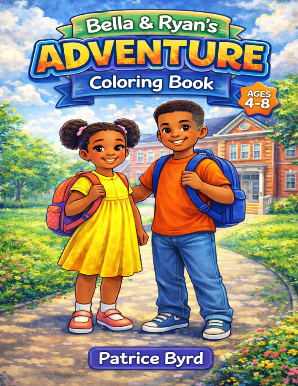 Bella and Ryan's Adventure Coloring Book