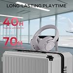 Monster Persona 5th ANC-Wireless Bluetooth Over-Ear Headphones with Microphone, 70H Playtime, Bluetooth 6.0, Comfortable and Foldable Design,Wireless Headsets for Home