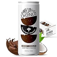 Vista 10 de Once Upon a Coconut Agua de Coco Premium con Piña - Bebida Totalmente Natural Baja en Calorías con Electrolitos - Sin OMG - Sin Gluten - 10.8 Fl Oz