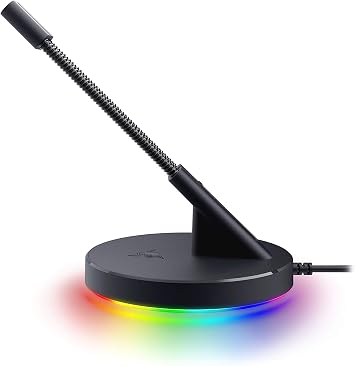 Razer Gaming Mouse Bungee V3 Chroma, Drag-Free Wired Mouse Support, Black | For Esports-Level Performance, Weighted Base, Anti-Slip Feet