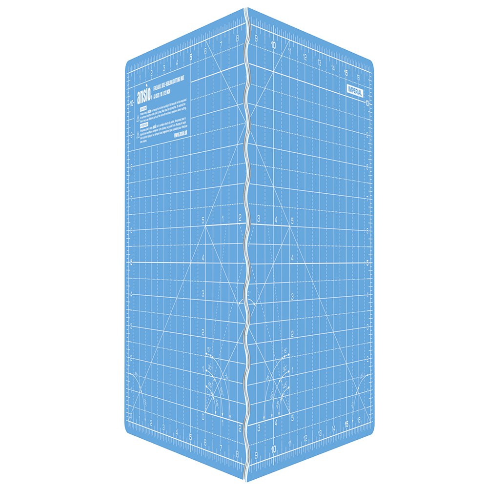 ANSIO Tapis De Coupe Auto-cicatrisant Rotatif - Ipérial 13x13 C - Convient Pour L'artisanat