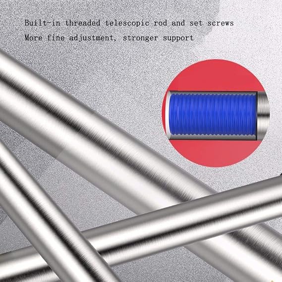 Indoor Horizontal Bar Triple Protection Pull-up Equipment Free Punching Door Bar Wall Fitness Movement Width 79-145cm (93)