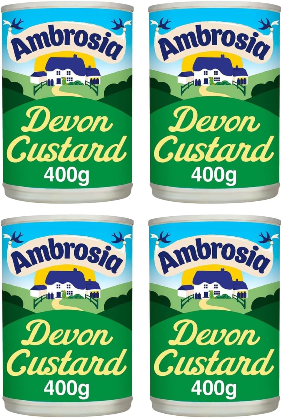 Ambrosia Devon Custard, 14.1-Ounce Can (Pack of 4)