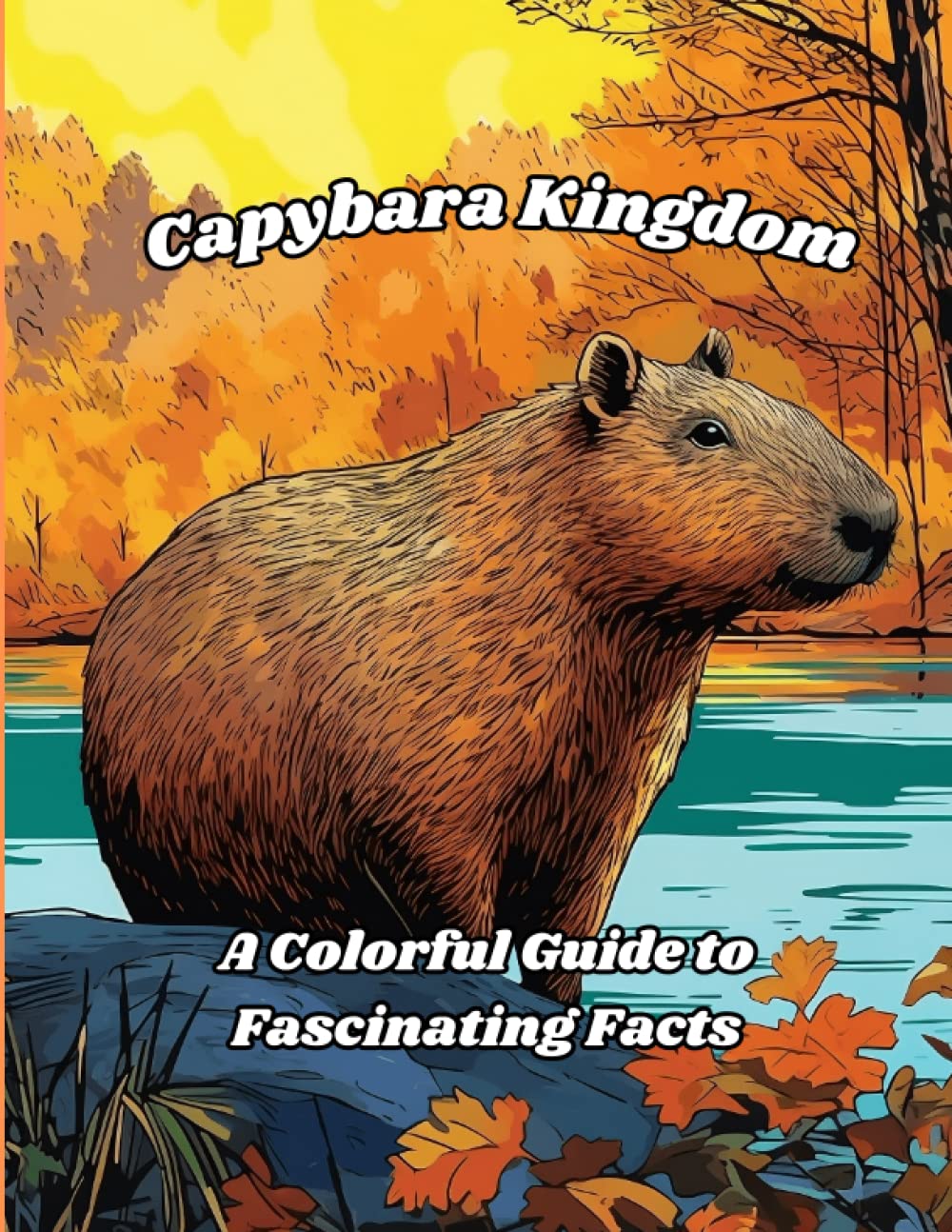 Capybara Colors: Fun Facts & Coloring Book: Discover the World of Capybaras Through Fascinating Facts and Creative Coloring