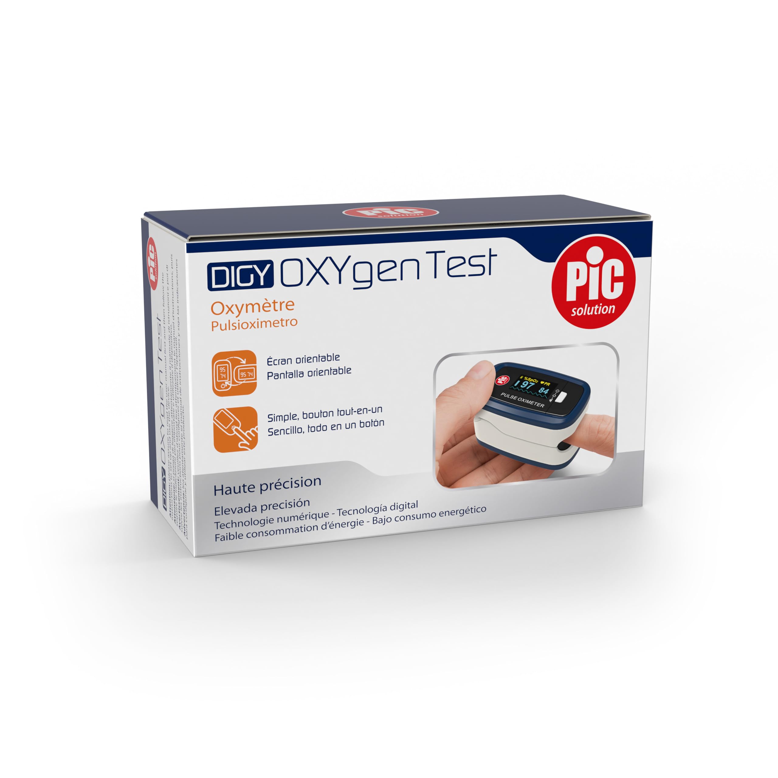 Pic Solution Saturimetro Digy Oxy Gen Test