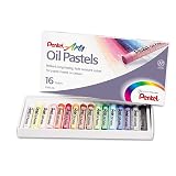 Pentel Arts Oil Pastels, 16 Color Set (PHN-16) – view 3