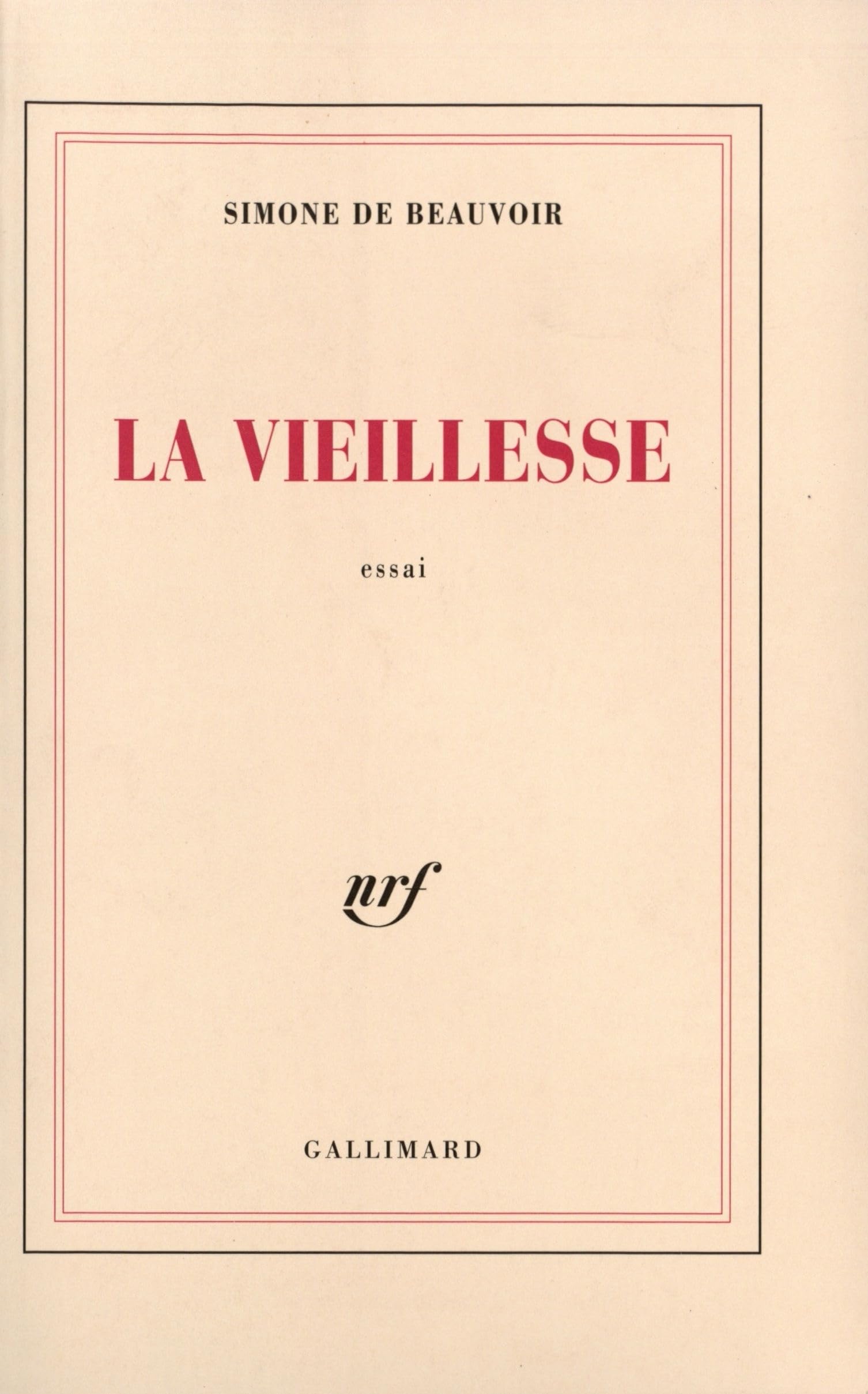 La vieillesse: Essai
