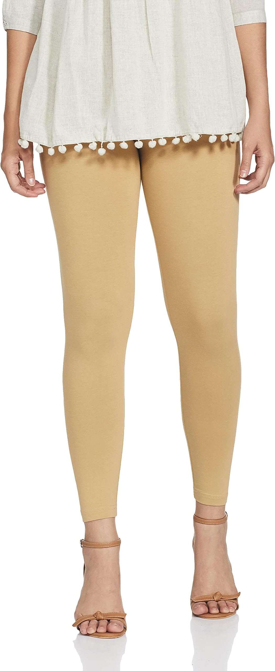 Women's Regular Fit Mid Rise Leggings