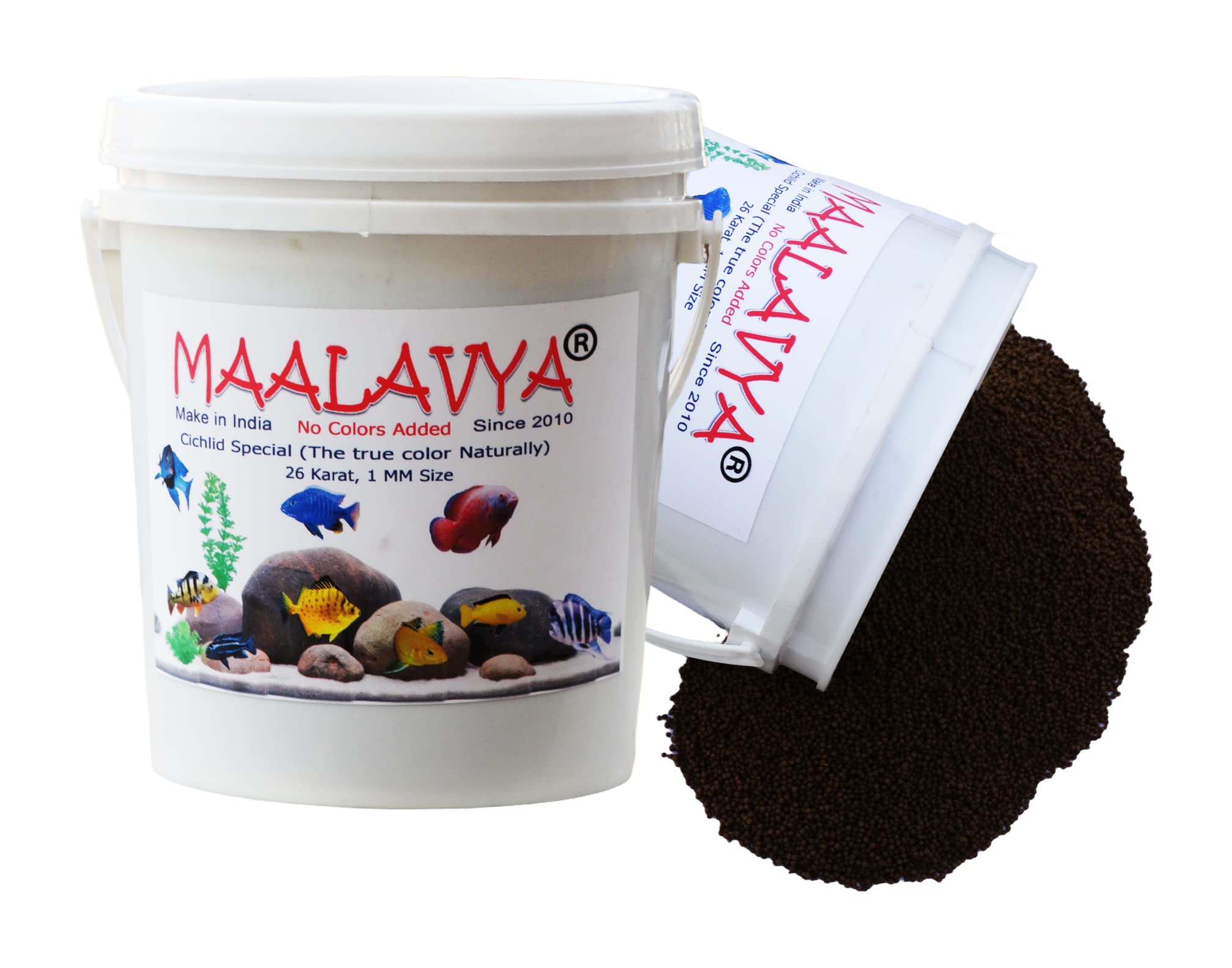 Maalavya 1KG Cichild/Cichlid Special Fish Feed/cichilds Food (Fish Food Cichlid 26 Karat) Cichlid Fish Food Size 1 MM (Cichlid Food) chiclid Fish Food chichlid chiclid Food (B09ZH7PMT6) Amazon Price History, Amazon Price Tracker