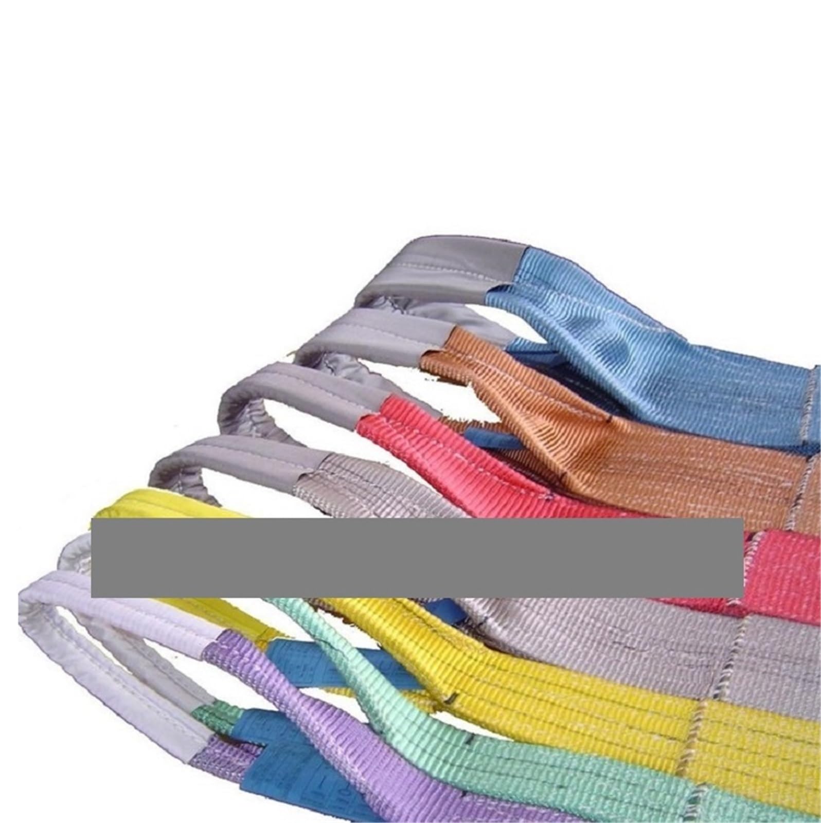Cinghia Di Sollevamento Imbracatura for paranco senza fine in poliestere piatto con occhiello 1T-4T 1M-8M