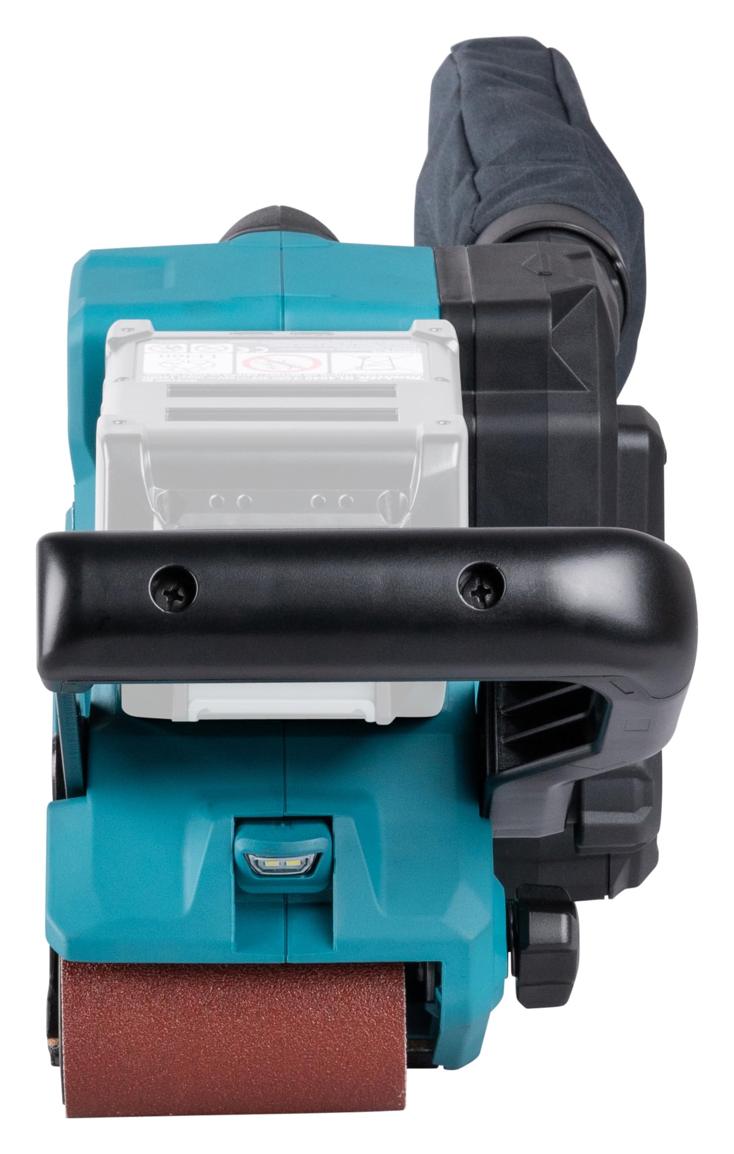 Makita BS001GZ - Smerigliatrice a nastro, 40 V max, larghezza di banda 76 mm, senza batteria e caricatore