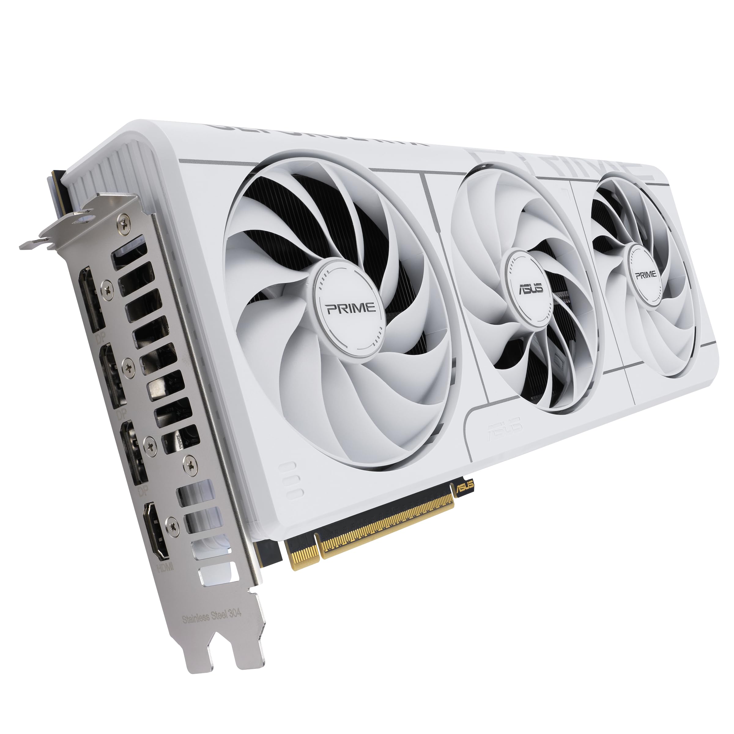 ASUS Prime GeForce RTX™ 5070 12GB GDDR7 White OC Edition Grafikkarte (PCIe® 5.0, 12GB GDDR7, HDMI®/DP 2.1, 2.5-Slot, Axial-Tech Fans, Dual BIOS)