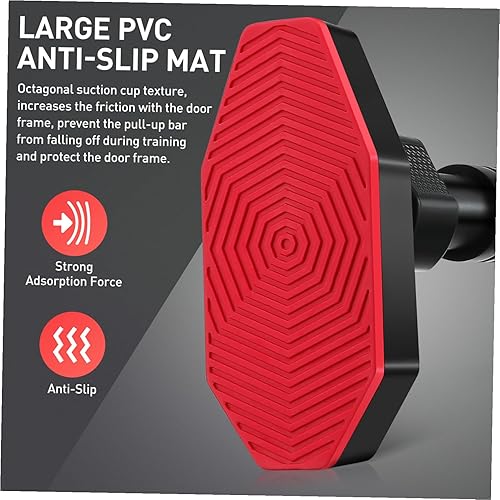 Miniatura 3 de GALPADA Barra de dominadas portátil ajustable para puerta, resistente, sin taladro, para equipo de fitness en el hogar, estante de ejercicio de