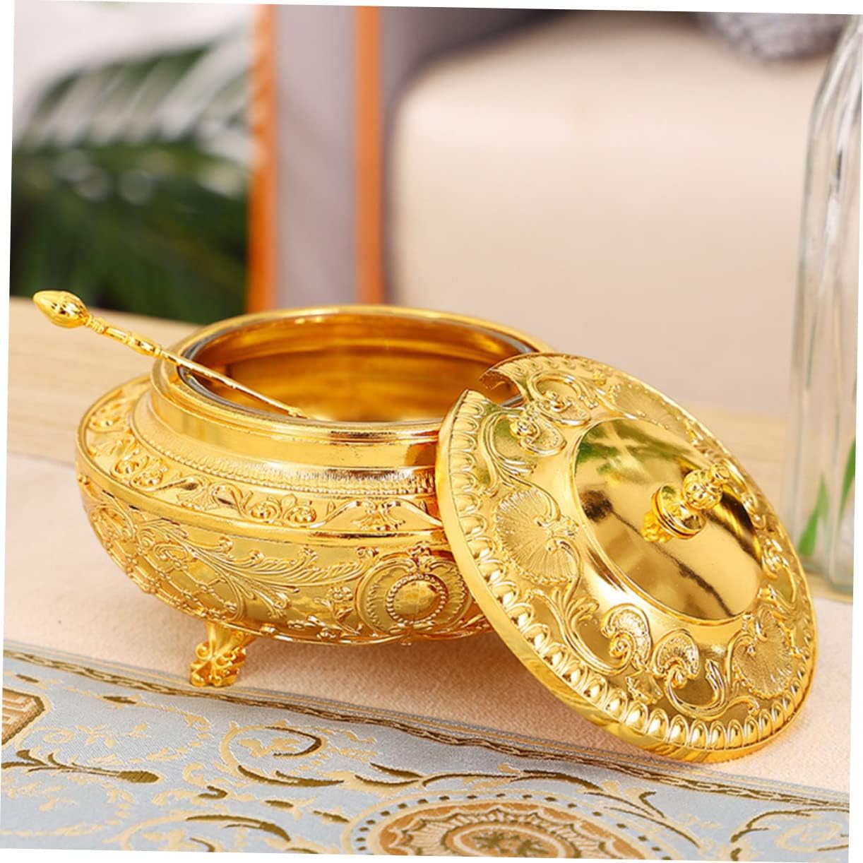 PRETYZOOM Vintage Condiment Pot of Seasoning Cans Lids Spice Organizer for Kitchen