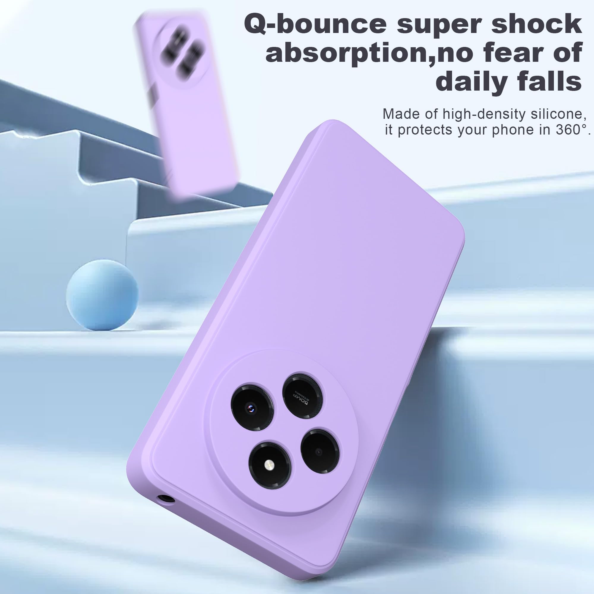 Namenand for Xiaomi Redmi 14C 4G Phone Case, with 1 Pack Tempered Screen Protector, Camera Lens Full Protection - Image 3