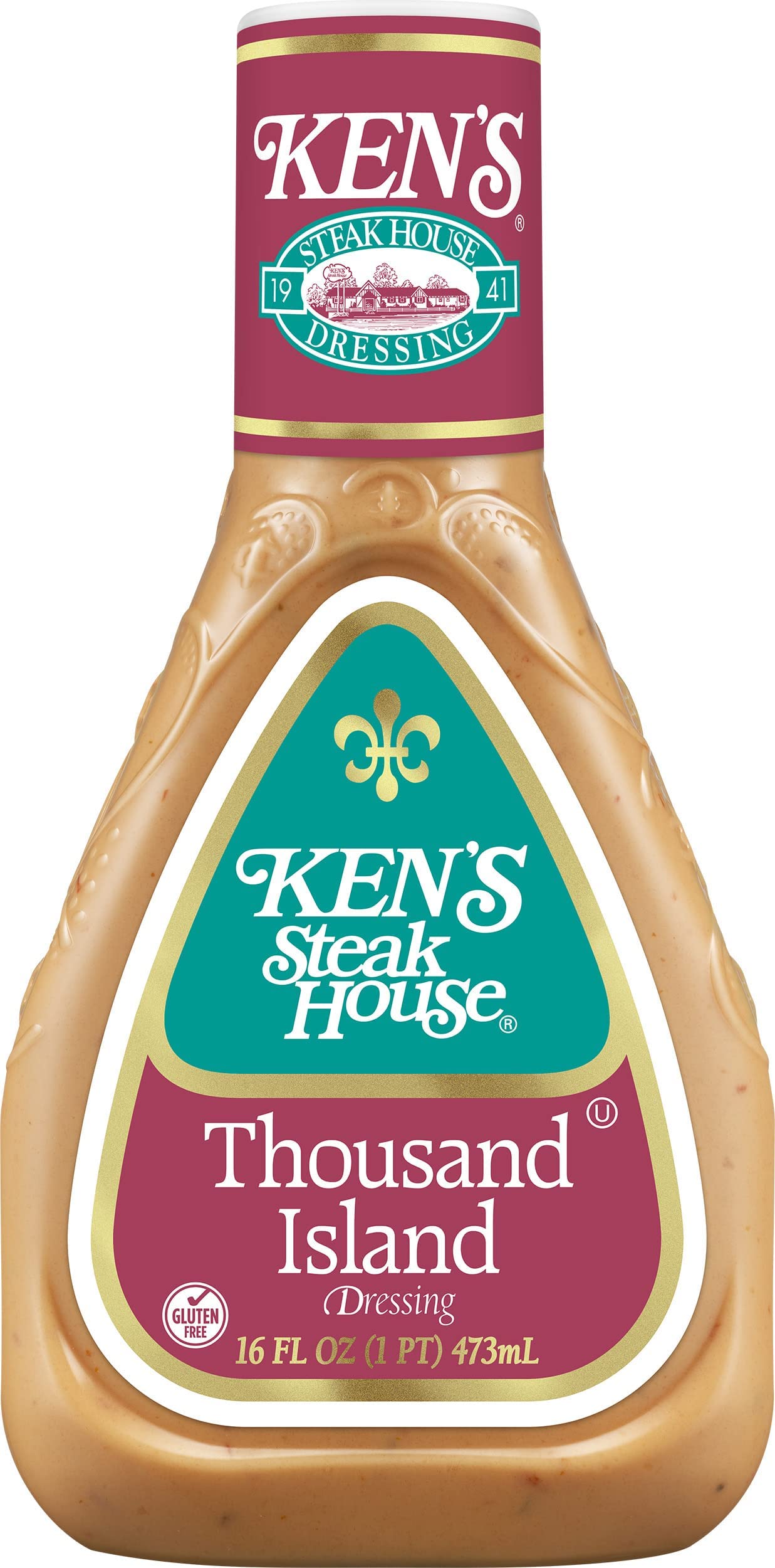 Ken's Steak House Thousand Island Salad Dressing 16 Oz (Pack of 3)
