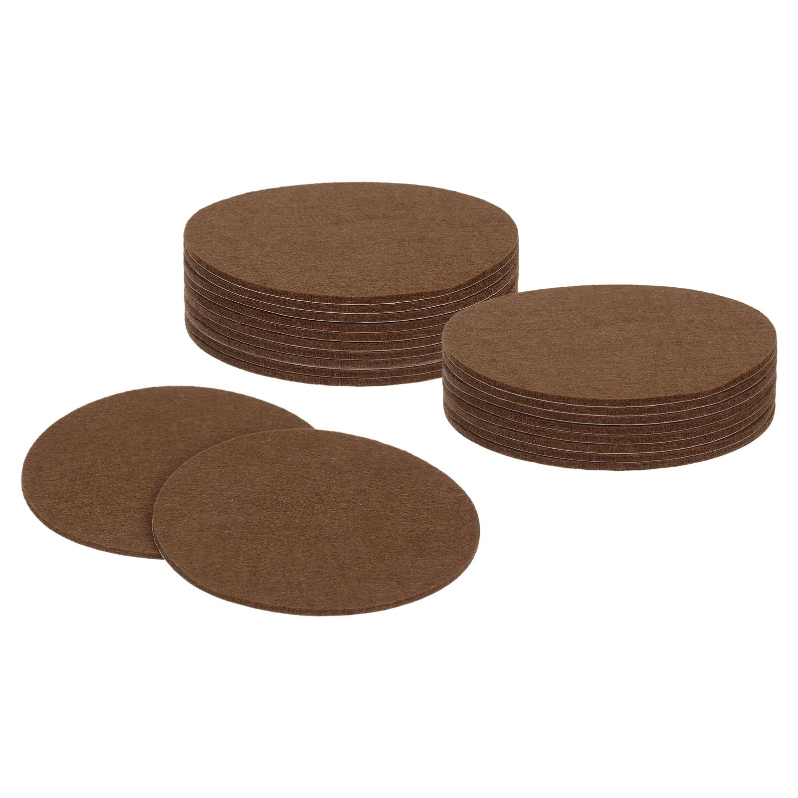 Almohadillas de fieltro antideslizantes y antiarañazos de 4.5 pulgadas, 20 protectores