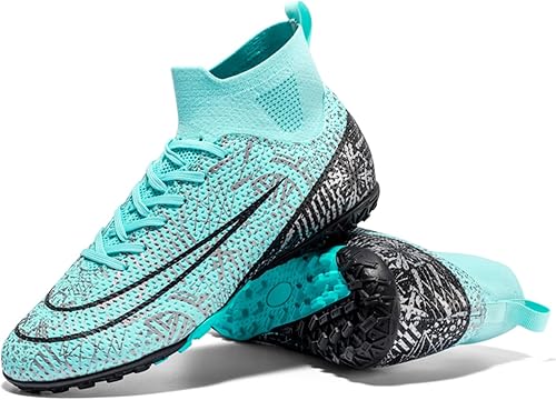 Miniatura 5 de HaloTeam Zapatos de fútbol para hombre, botas de fútbol para hombre, botas de fútbol de césped para entrenamiento profesional al aire libre,