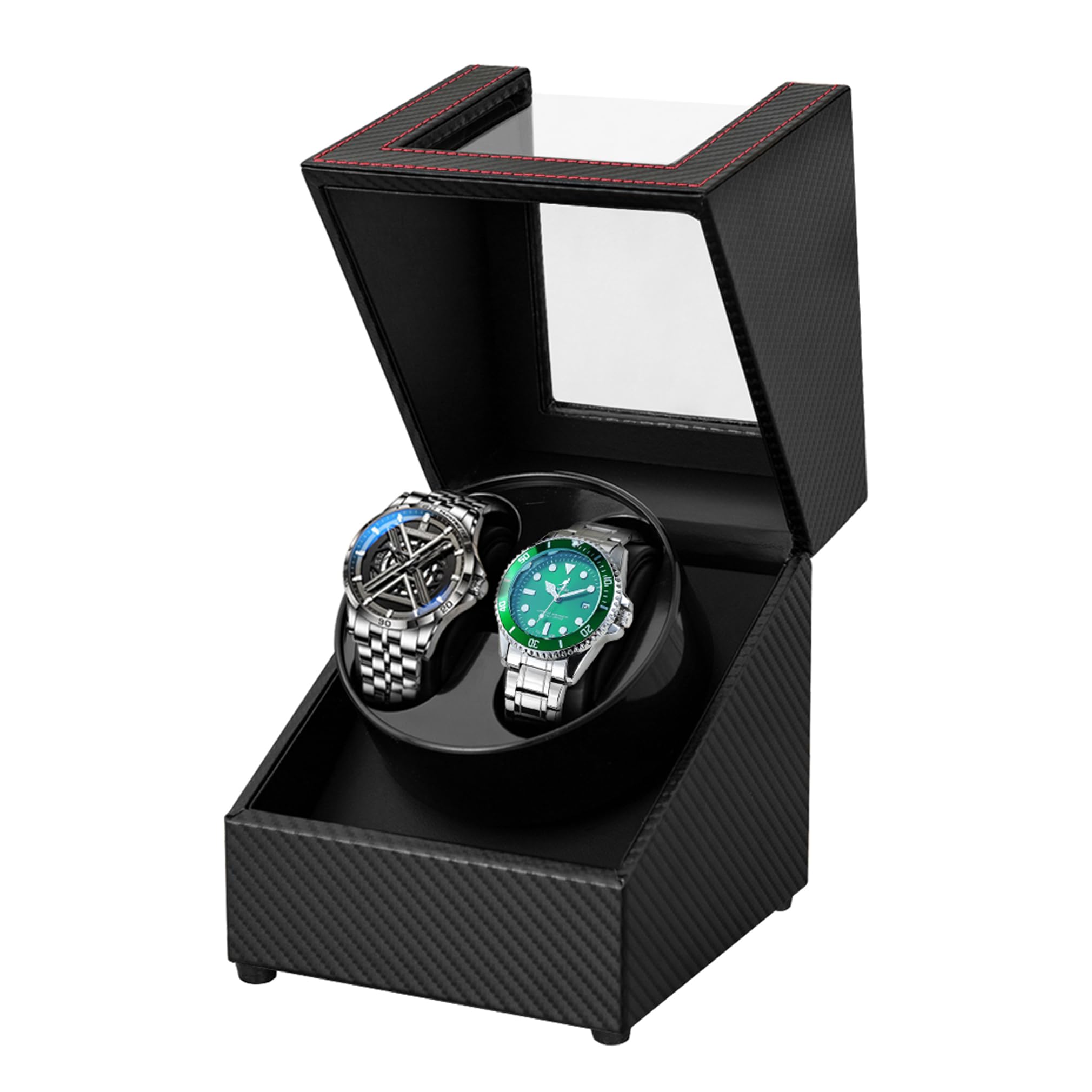 Watch Winder for Automatic Watches,Automatic Watch Winder Box,Double Watch Winder for Women's and Men's Watches with Quiet Japanese Mabuchi Motor