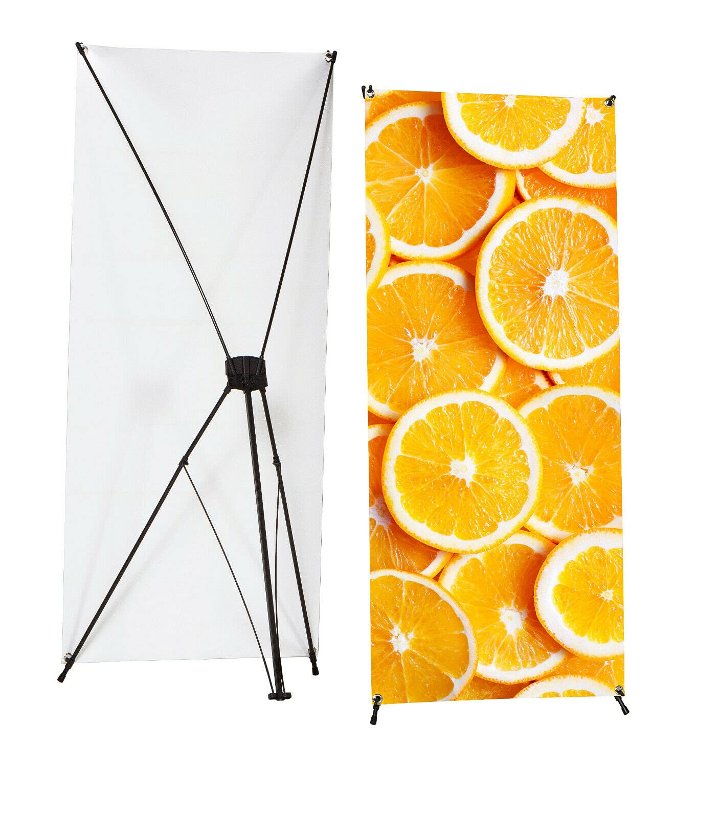 cross-banner soporte – Pack de 10 – Ideal para ferias, exposiciones, eventos