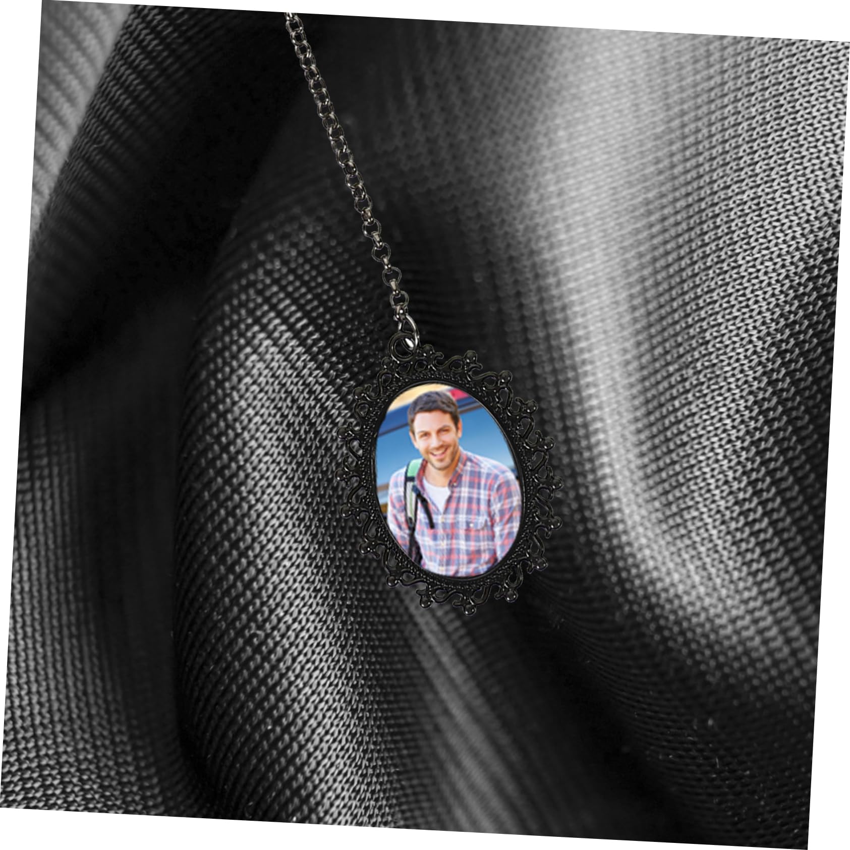 MAGICLULU 30juegos Memorial Photo Charms Marco Bezel Pendientes Personalizados para Recuerdos De Cadena Estilo Vintage